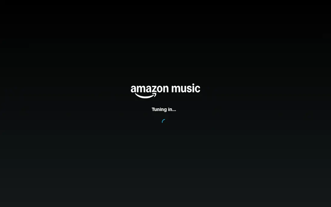 Amazon Music Unlimited homepage