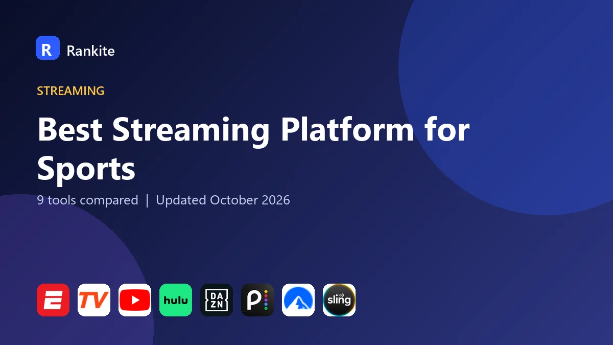Best Streaming Platform for Sports in 2026: 9 Services Compared