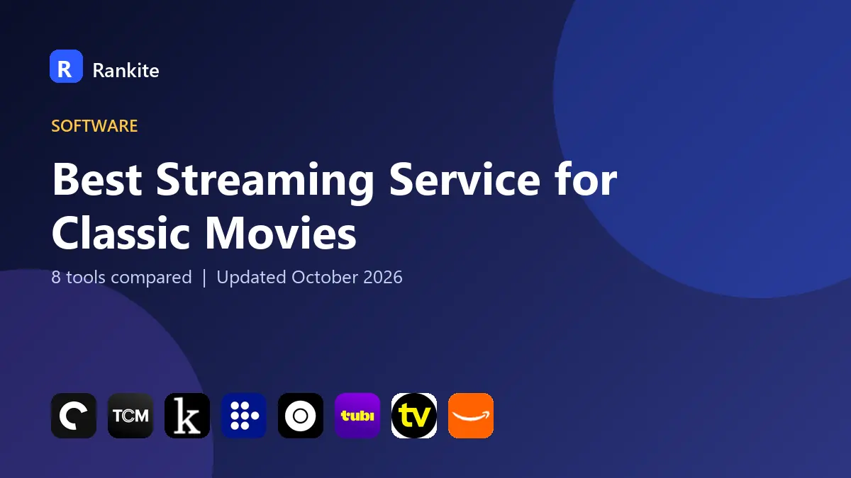 Best Streaming Service for Classic Movies in 2026: 8 Services Compared