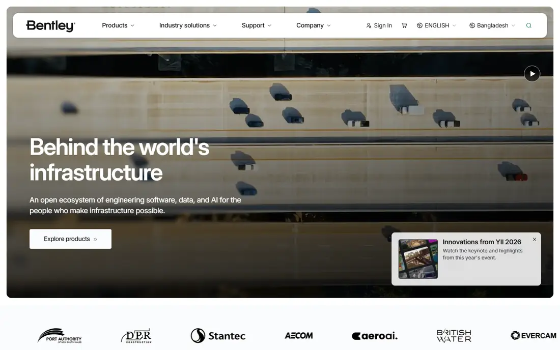 STAAD.Pro homepage