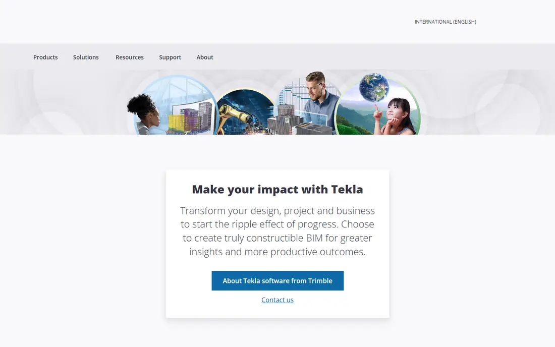 Tekla Structural Designer homepage