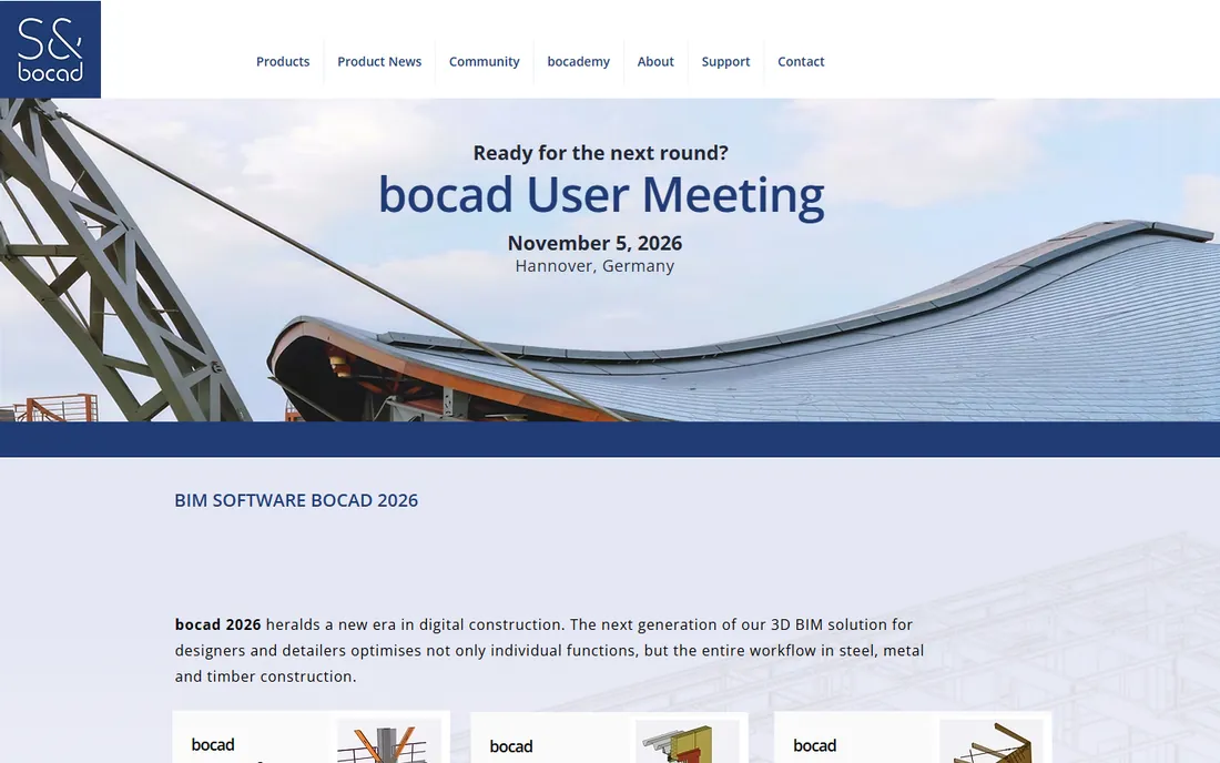 bocad homepage