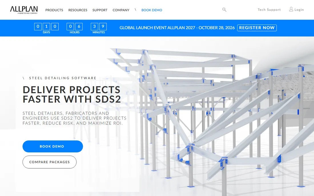 SDS2 by ALLPLAN homepage