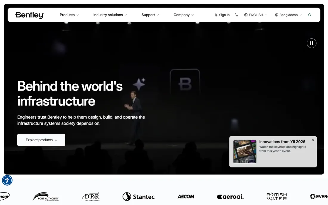 STAAD.Pro homepage