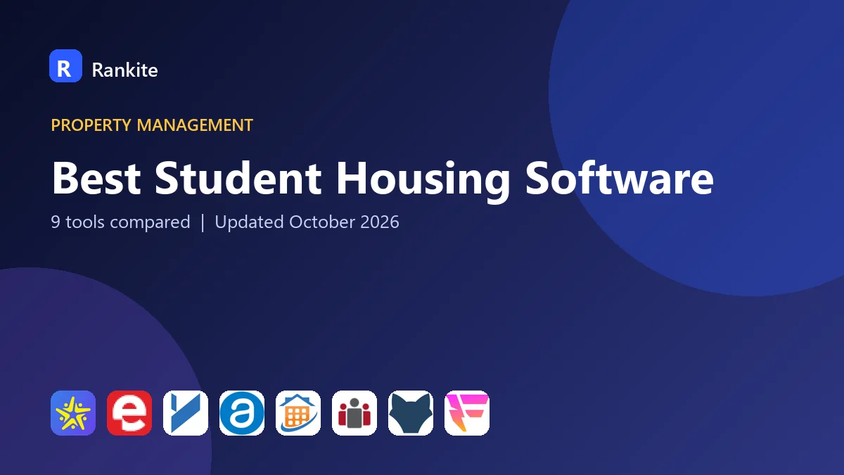 Best Student Housing Software in 2026: 9 Tools Compared