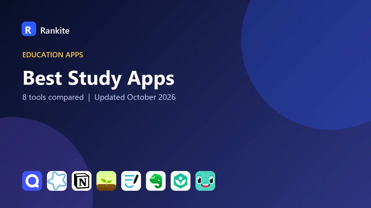 Best Study Apps in 2026: 8 Tools Compared