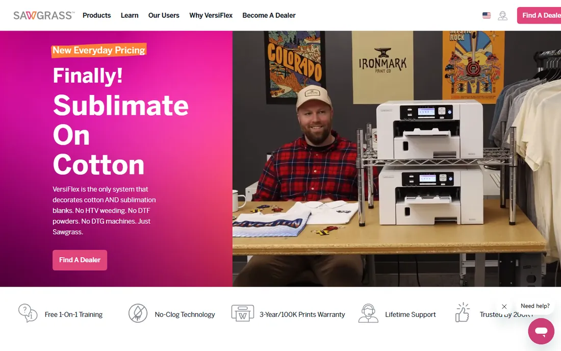 Sawgrass Print Manager homepage