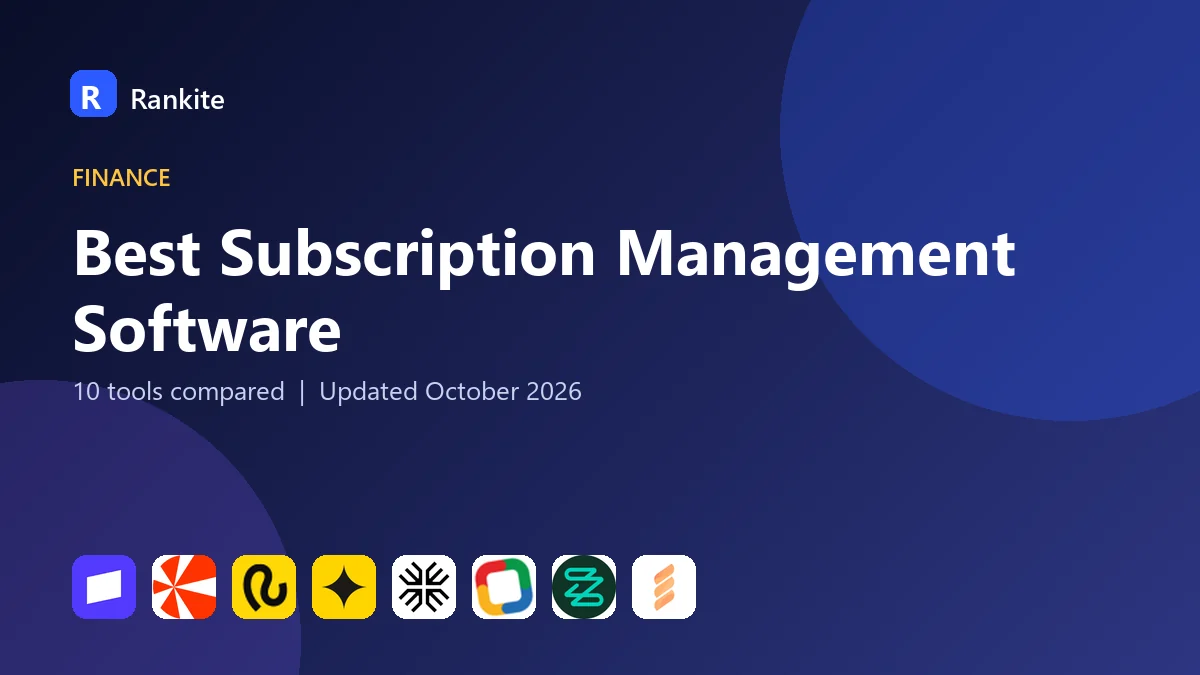 Best Subscription Management Software in 2026: 10 Tools Compared