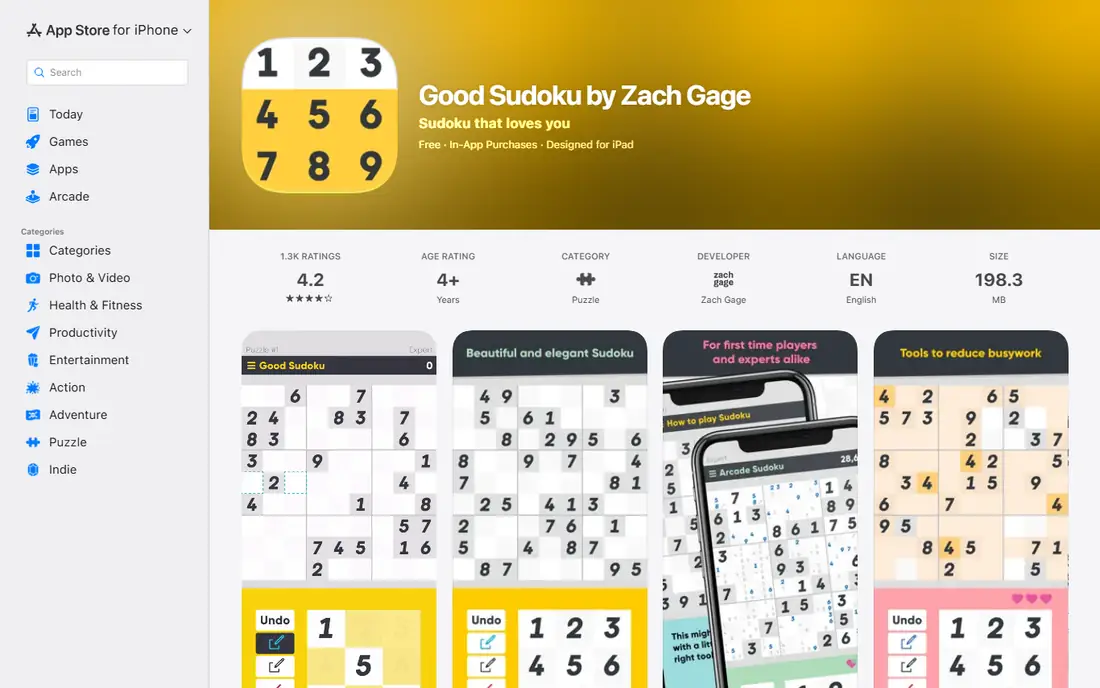 Good Sudoku homepage