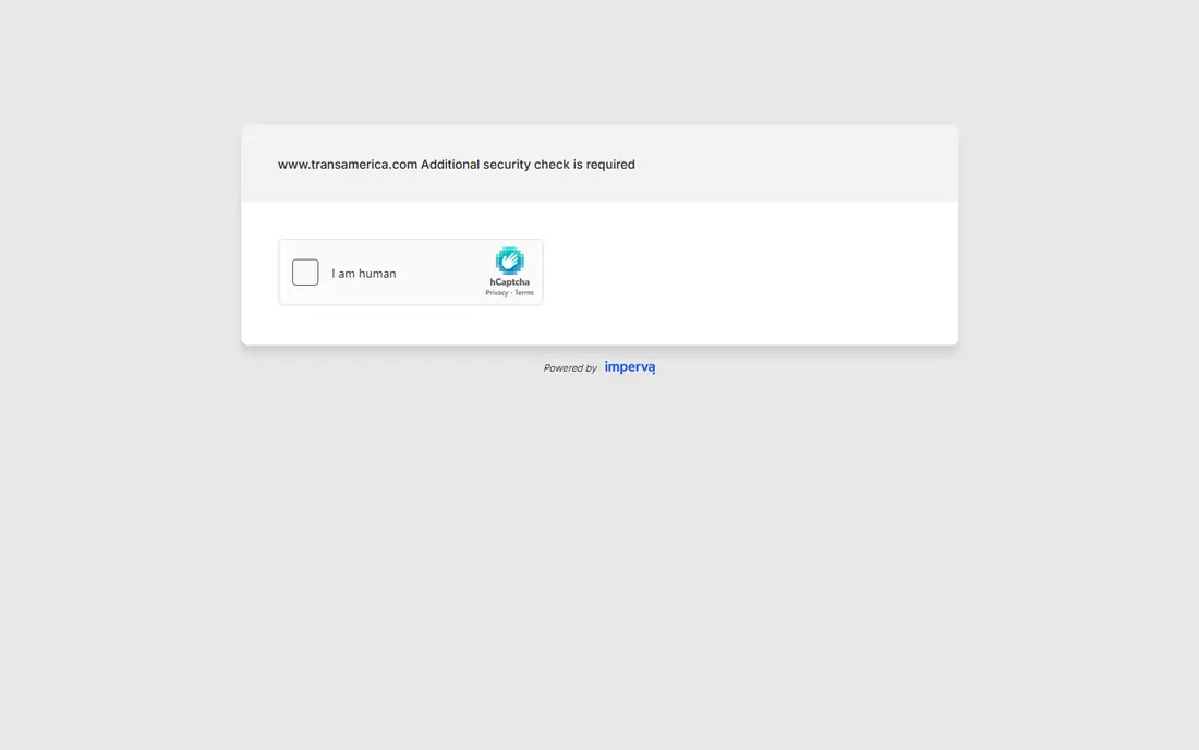 Transamerica homepage