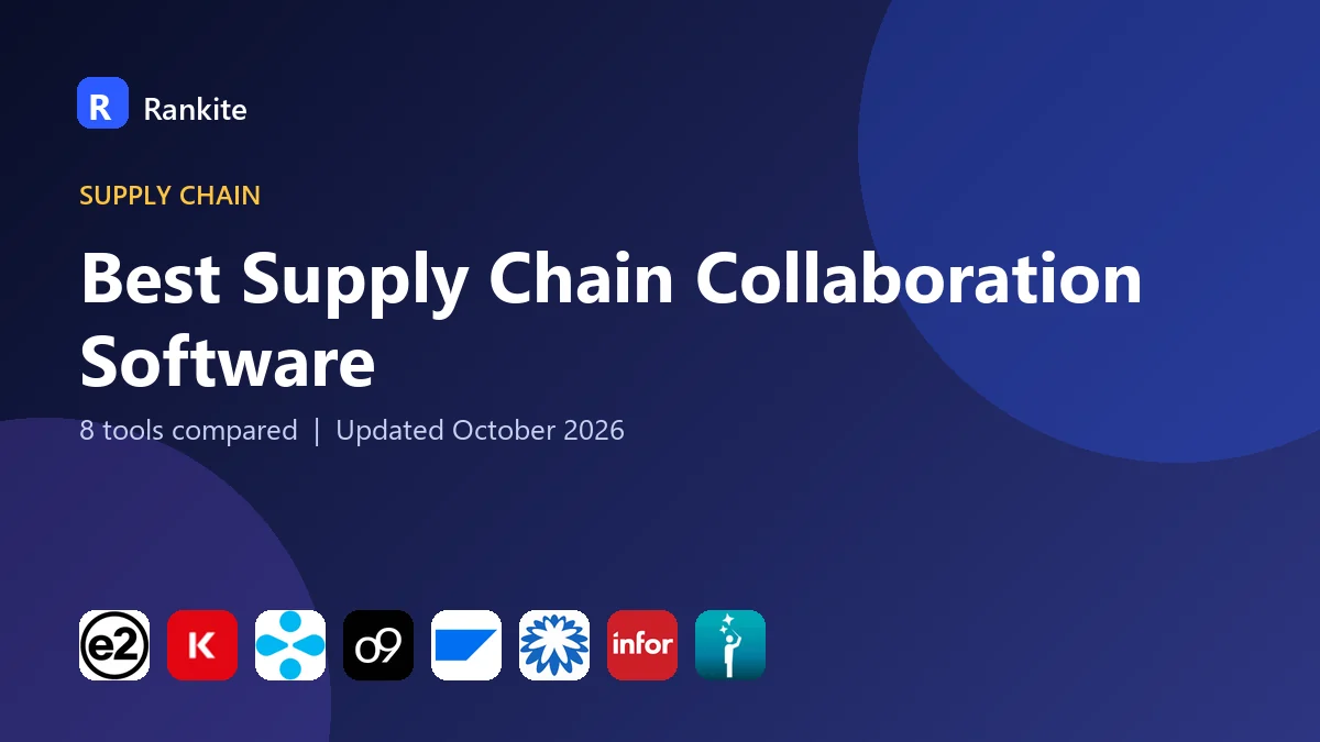 Best Supply Chain Collaboration Software in 2026: 8 Tools Compared