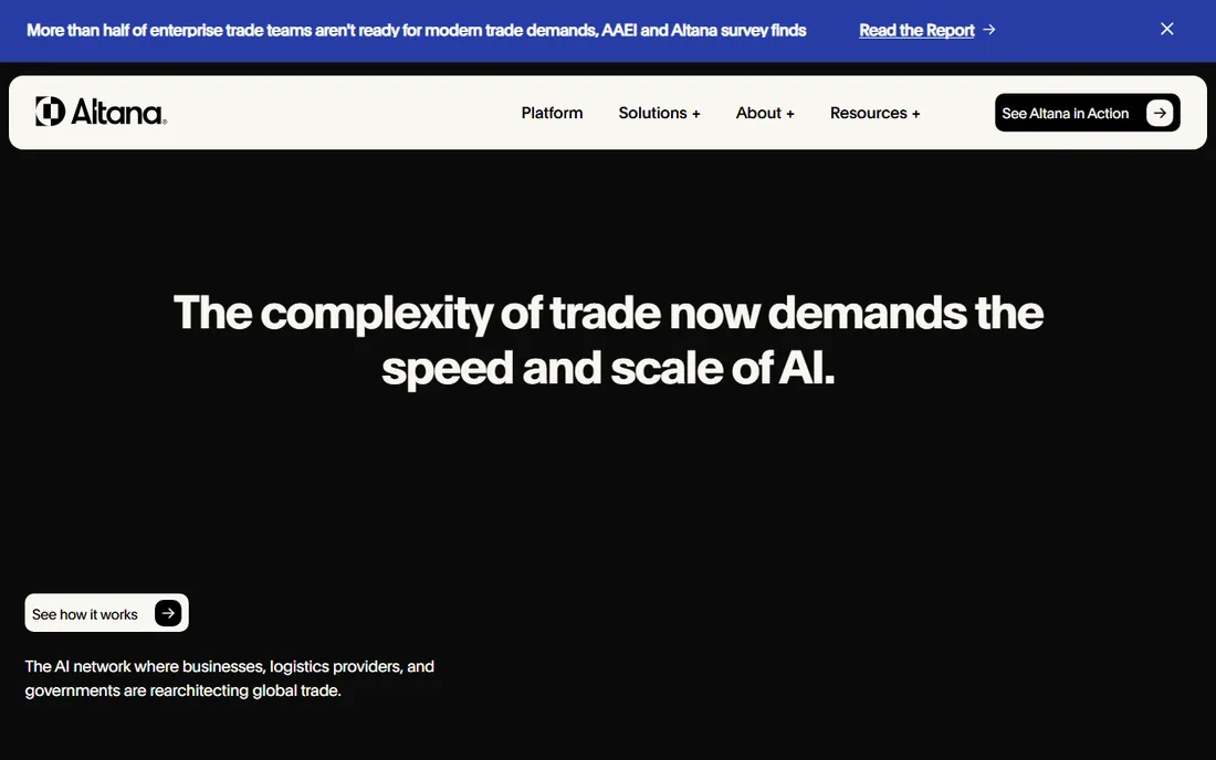 Altana homepage
