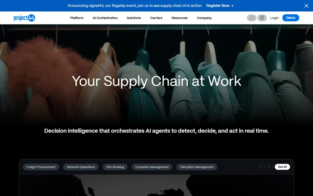 project44 homepage