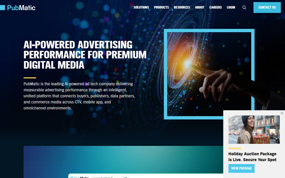 PubMatic homepage