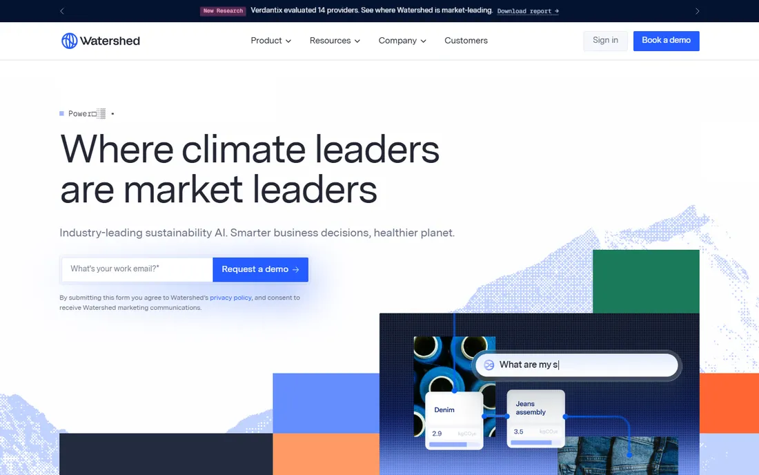 Watershed homepage