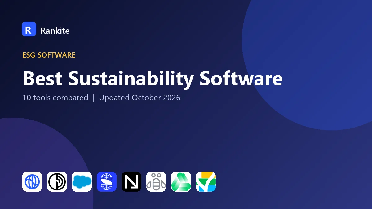 Best Sustainability Software: 10 Tools Compared