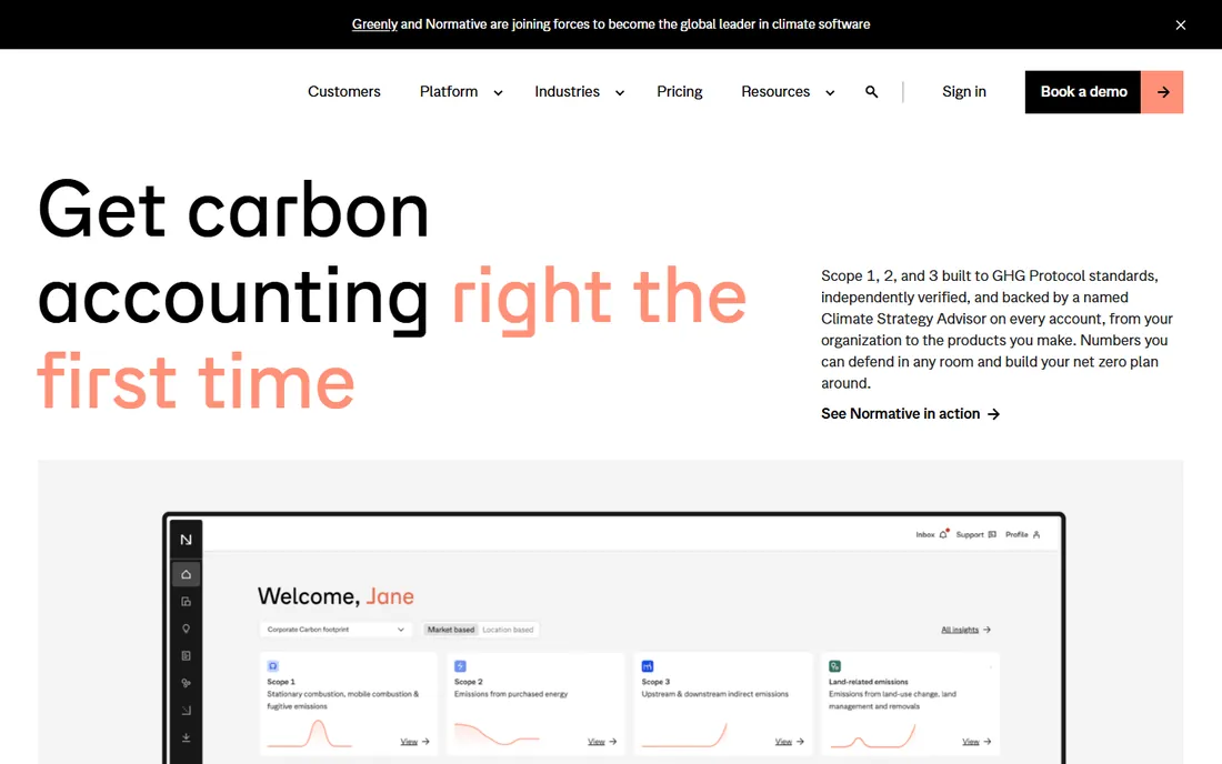 Normative homepage