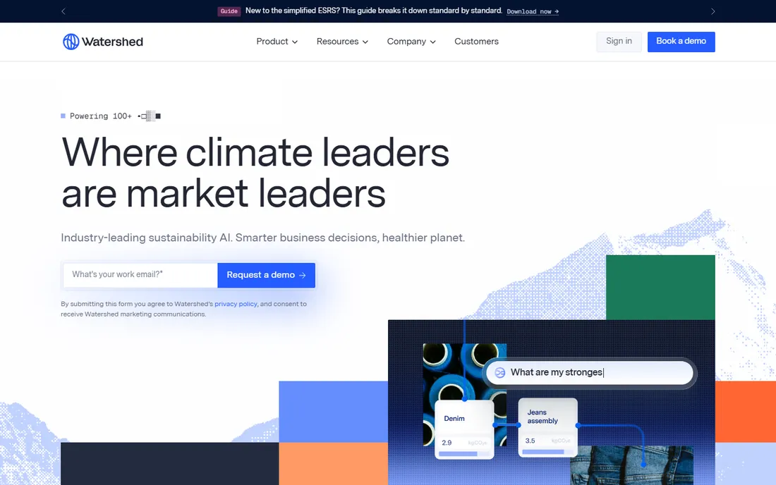 Watershed homepage