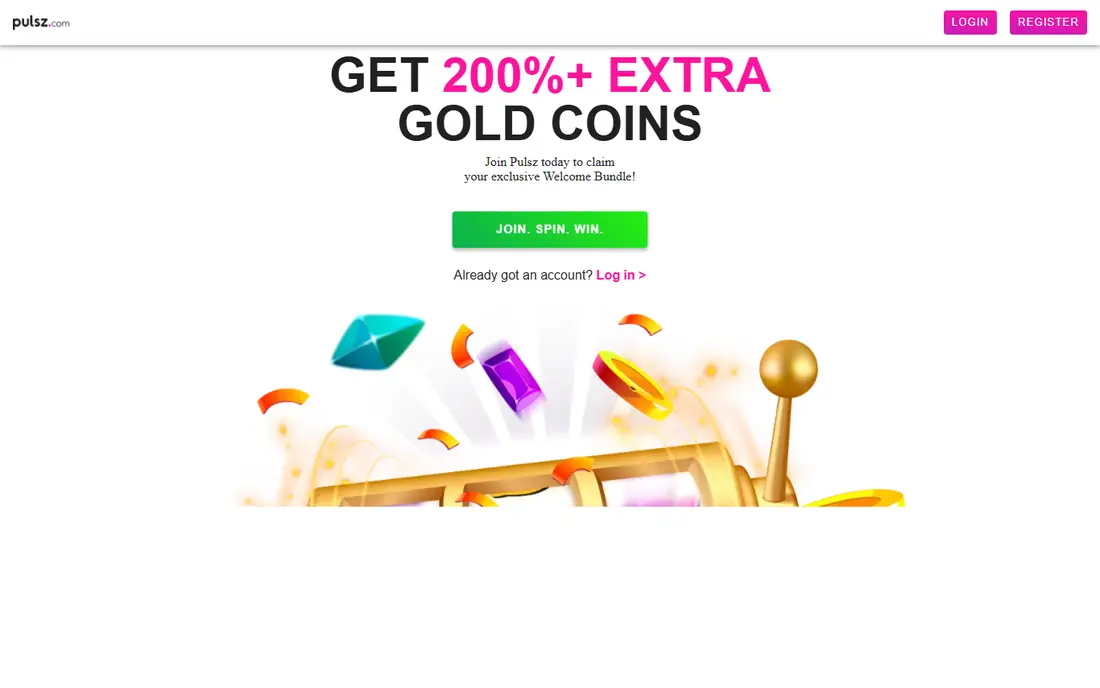 Pulsz homepage