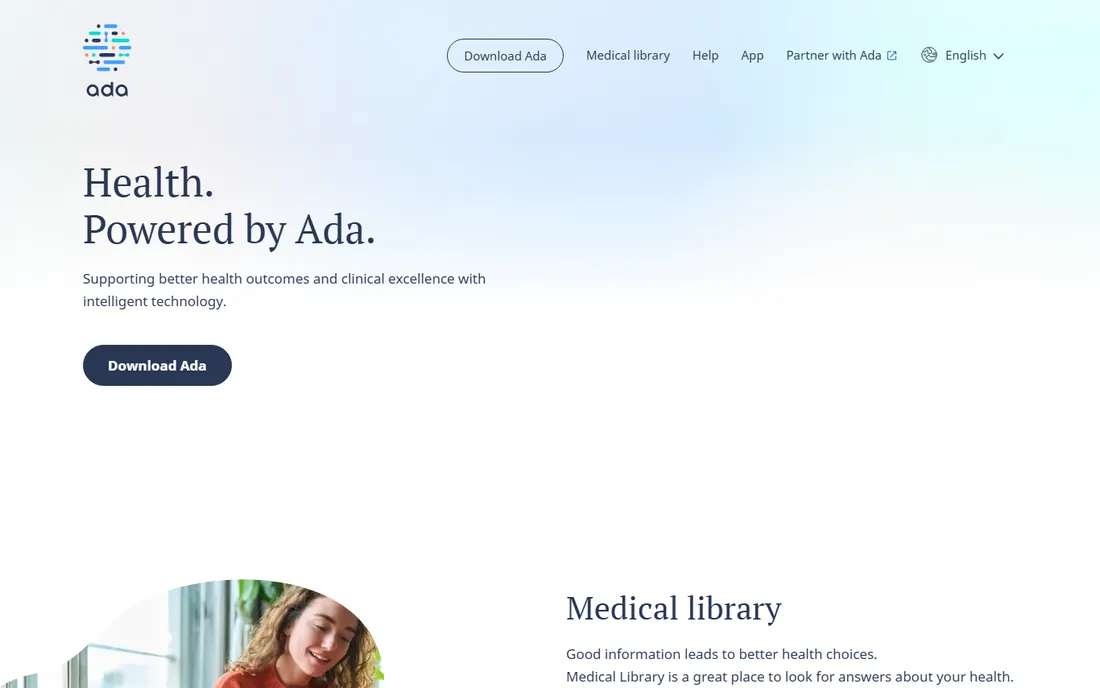 Ada homepage