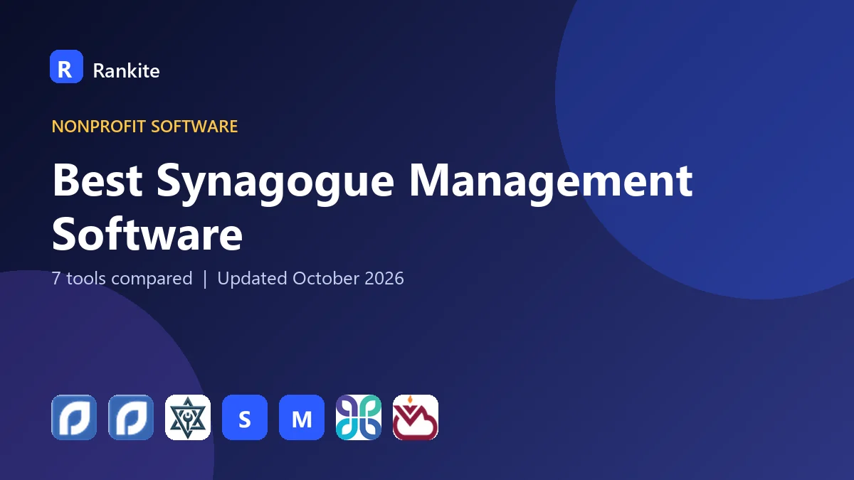 Best Synagogue Management Software in 2026: 7 Tools Compared