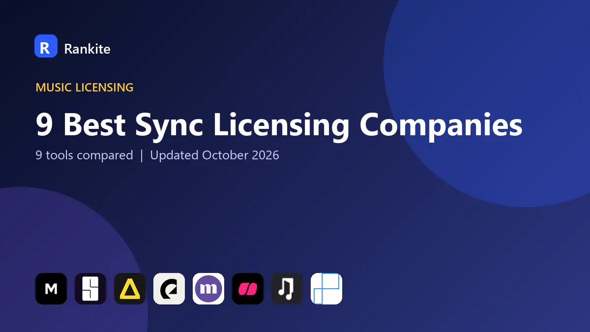 9 Best Sync Licensing Companies in 2026: 9 Tools Compared
