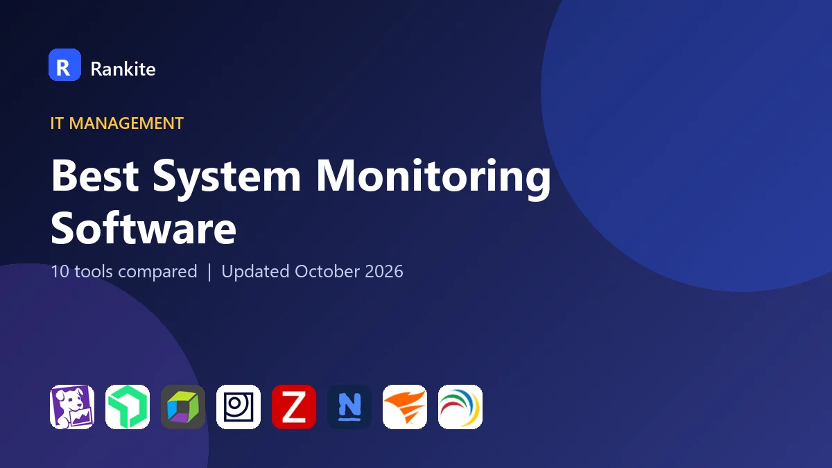 Best System Monitoring Software in 2026: 10 Tools Compared