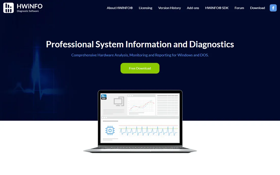 HWiNFO homepage