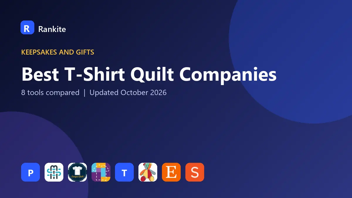 Best T-Shirt Quilt Companies in 2026: 8 Tools Compared