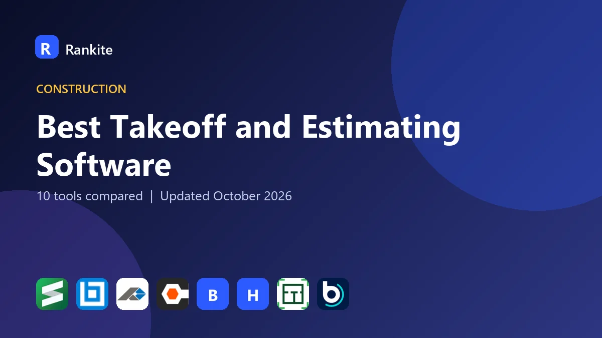 Best Takeoff and Estimating Software in 2026: 10 Tools Compared