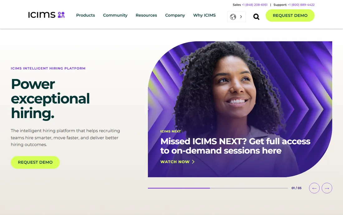 iCIMS homepage