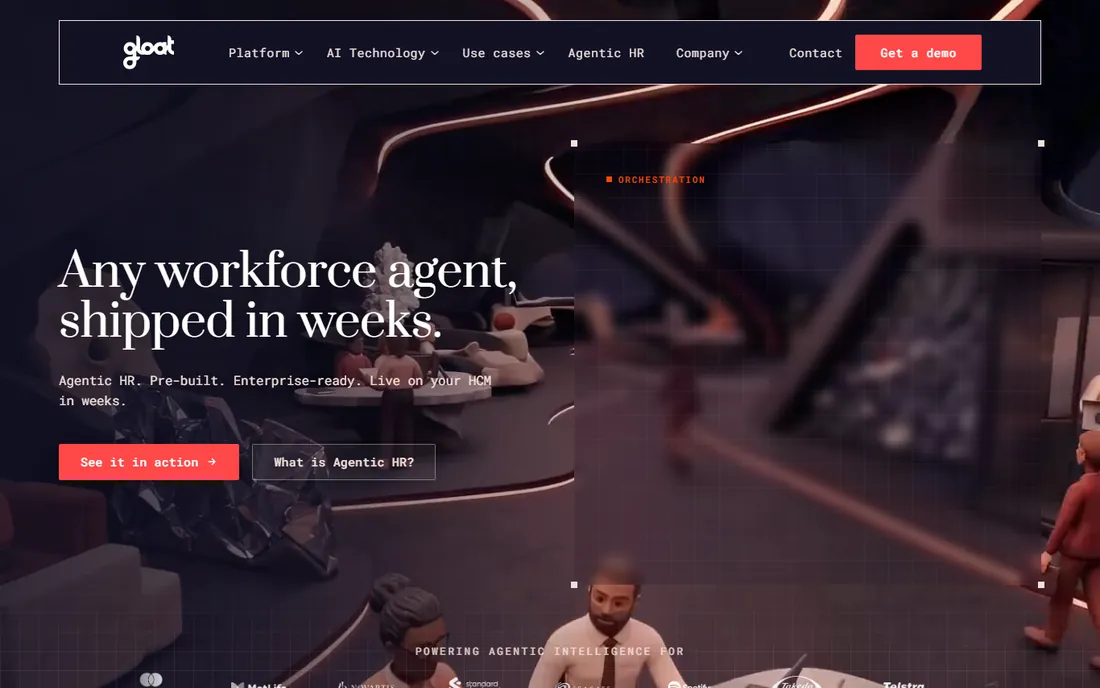 Gloat homepage