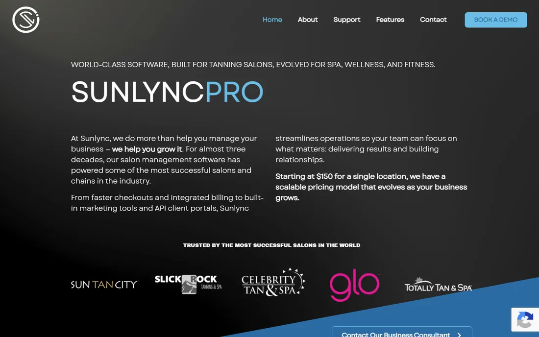 SunLync homepage