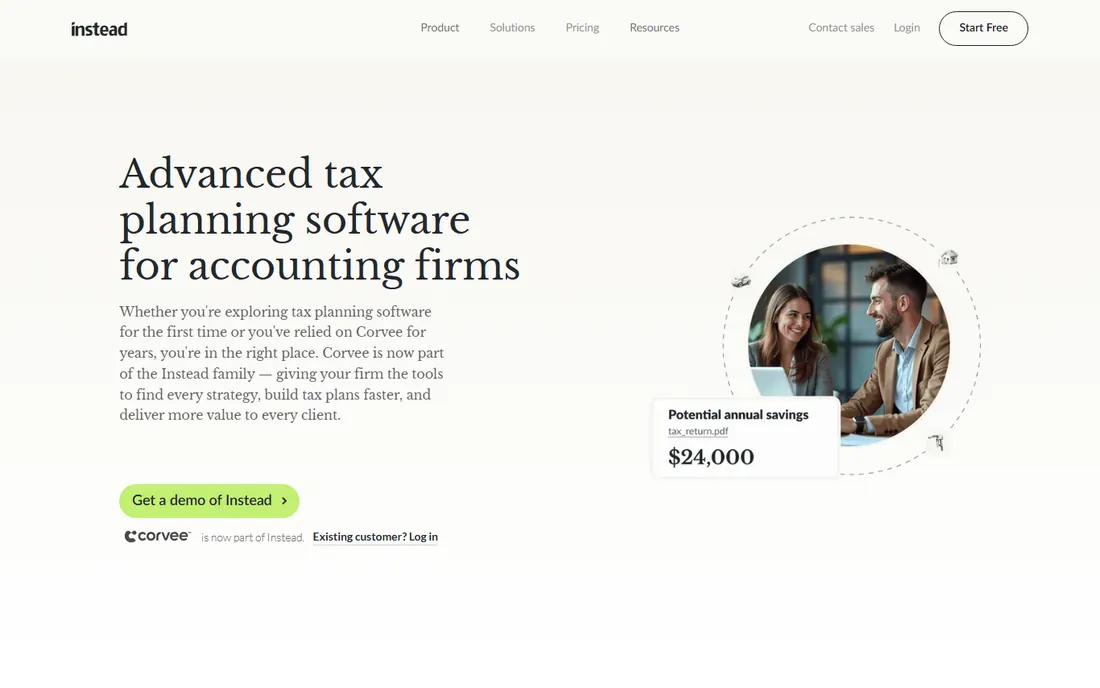 Instead homepage