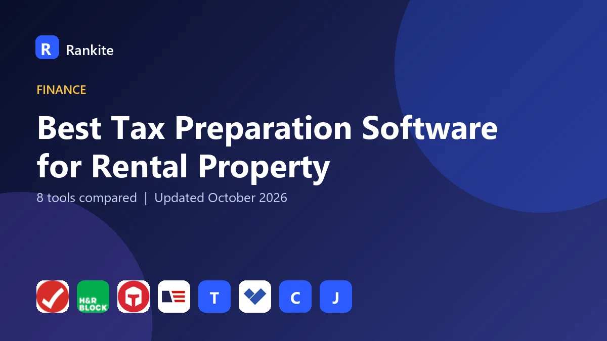 Best Tax Preparation Software for Rental Property in 2026: 8 Tools Compared