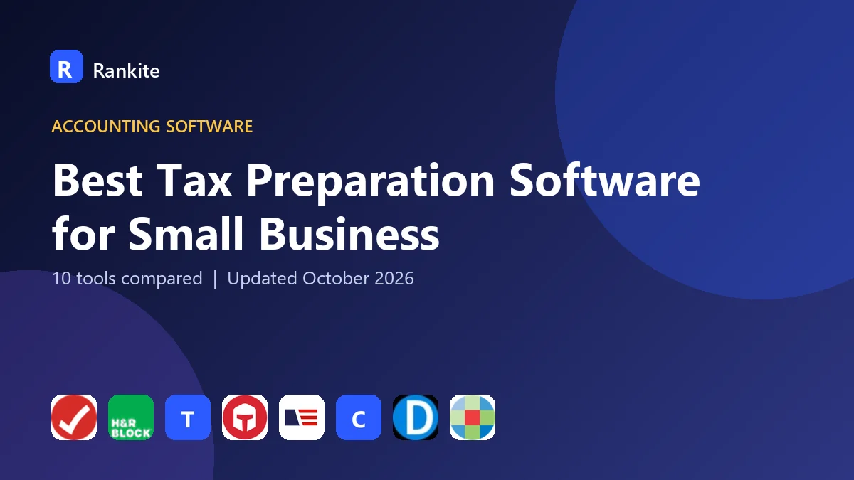 Best Tax Preparation Software for Small Business in 2026: 10 Tools Compared