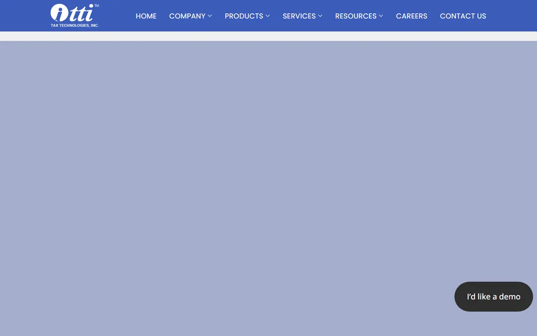 Tax Technologies Tax Series homepage