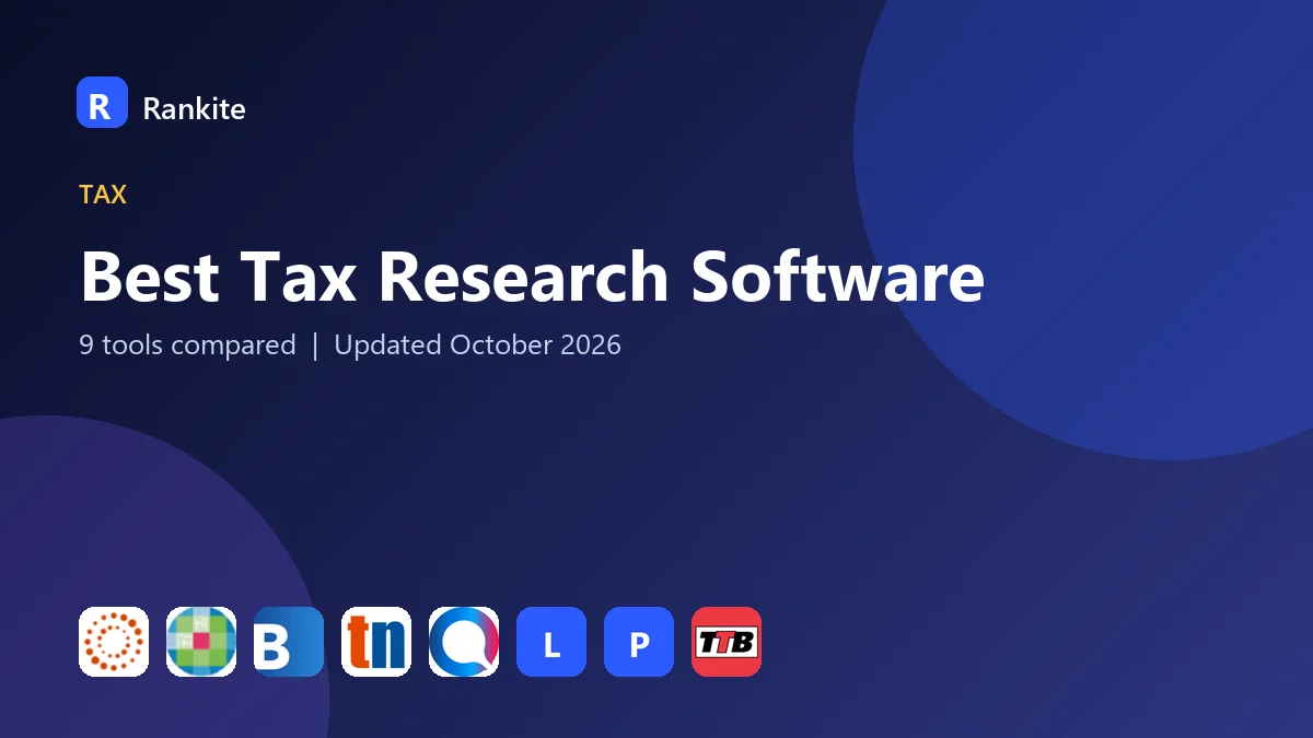 Best Tax Research Software in 2026: 9 Tools Compared
