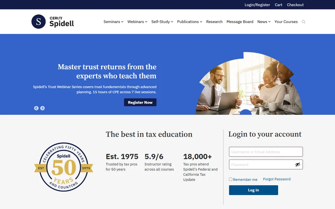 Spidell homepage