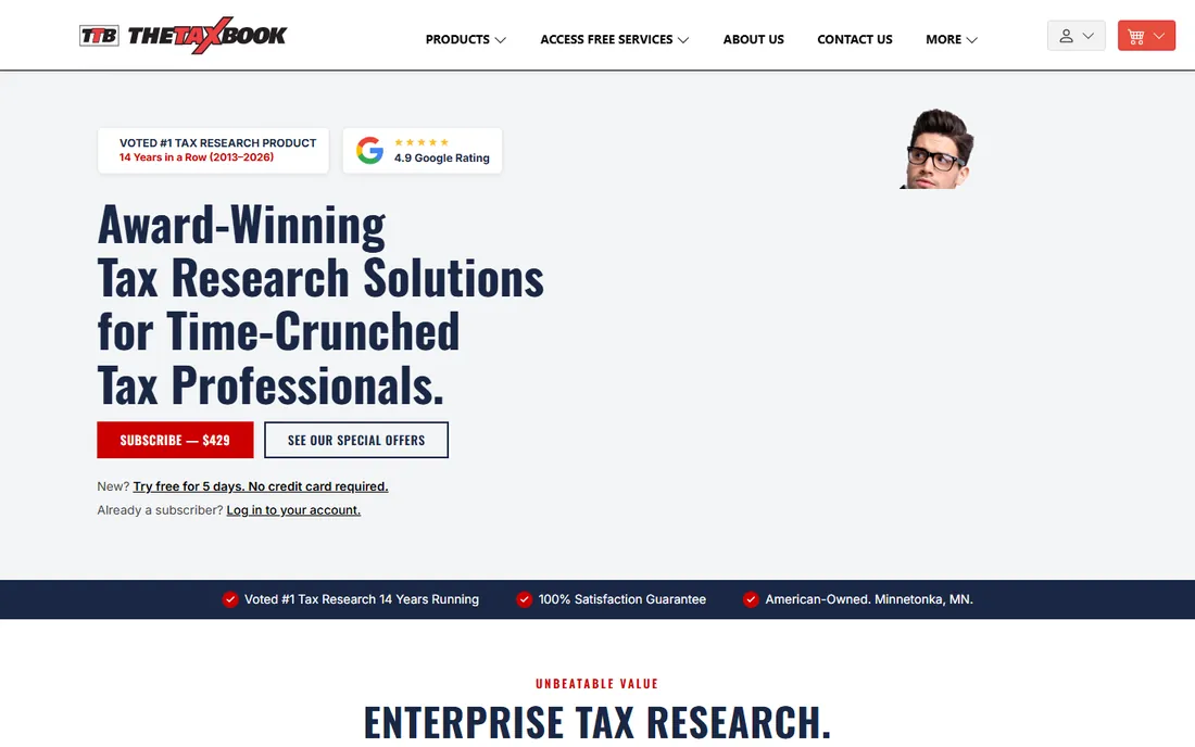 TheTaxBook homepage