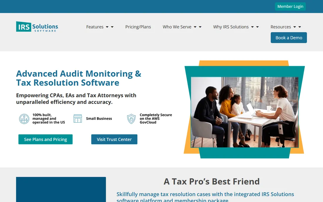IRS Solutions homepage
