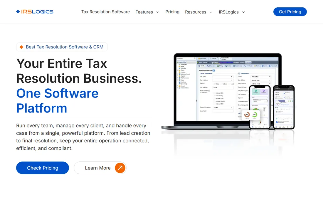IRSLogics homepage