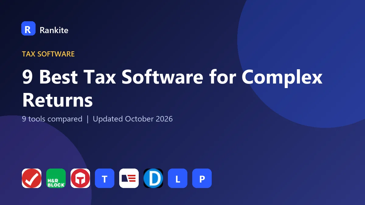9 Best Tax Software for Complex Returns (2026)