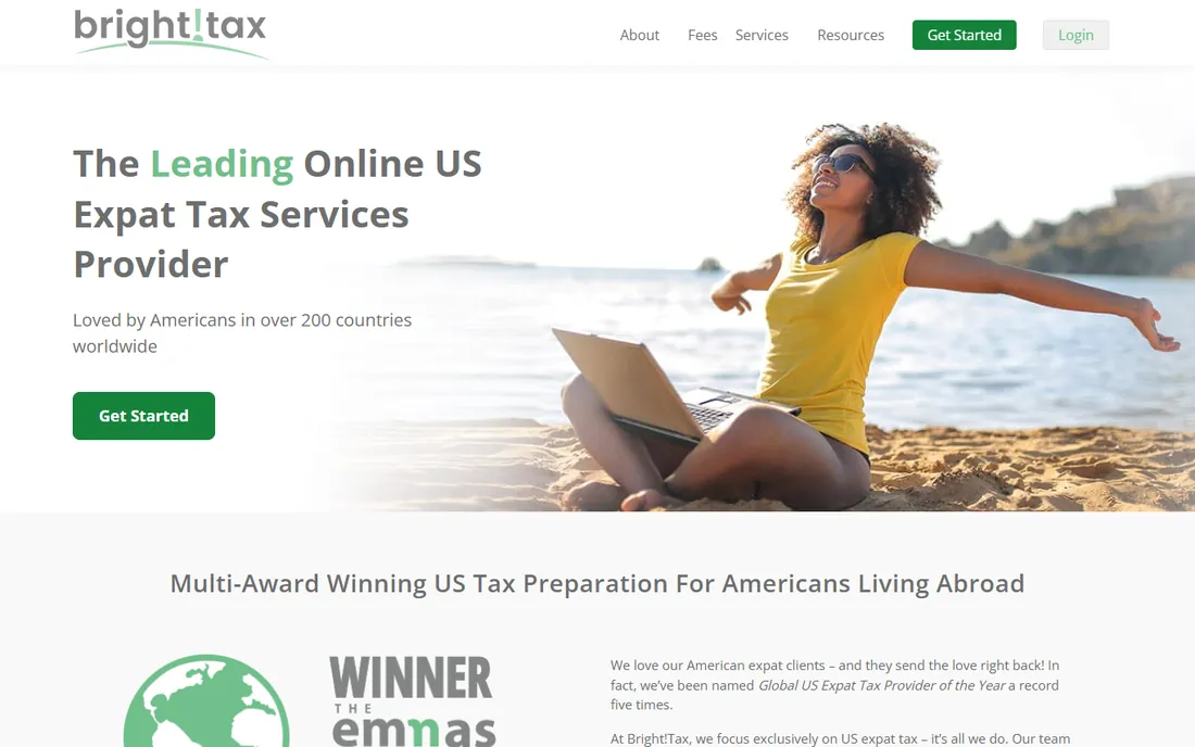 Bright!Tax homepage