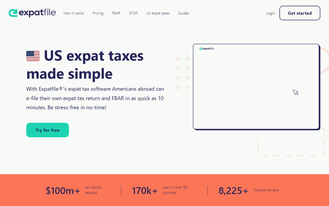 Expatfile homepage