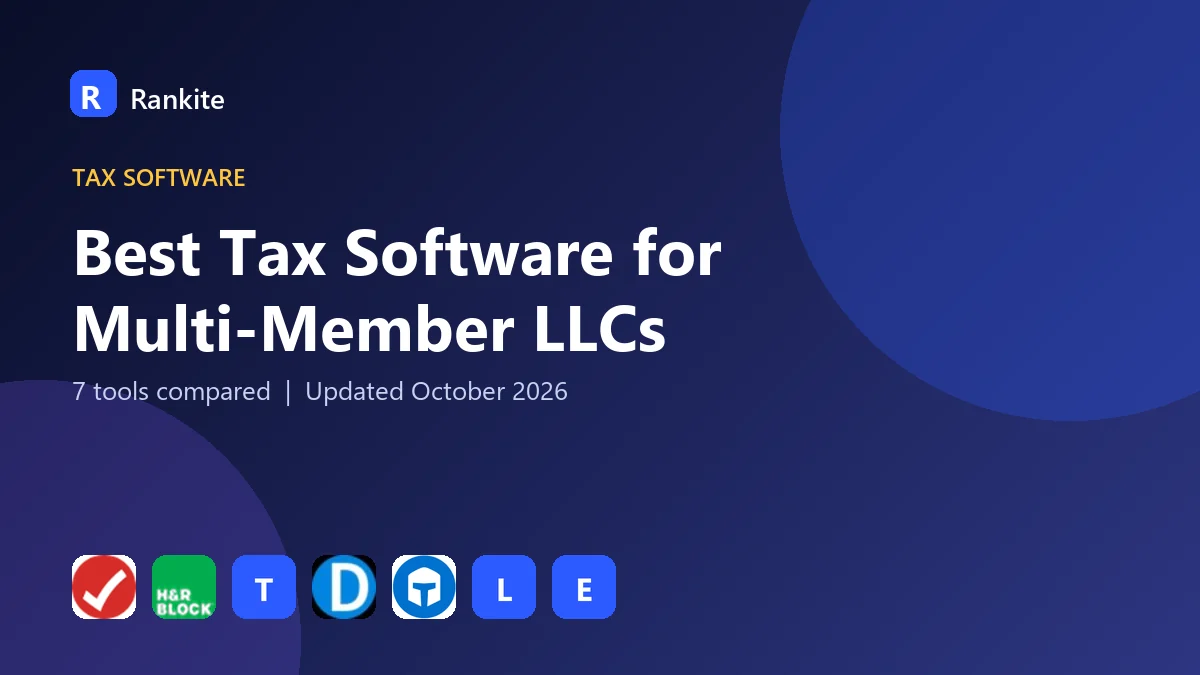 Best Tax Software for Multi-Member LLCs in 2026: 7 Tools Compared