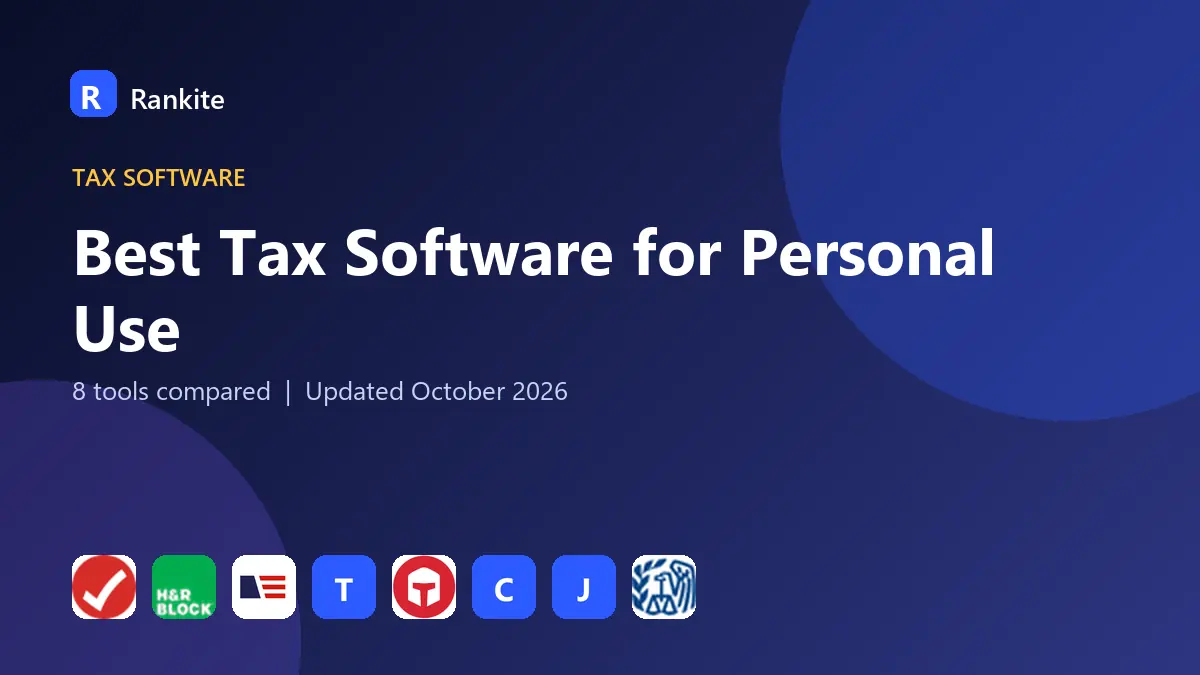 Best Tax Software for Personal Use in 2026: 8 Tools Compared