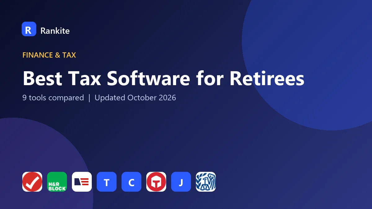 Best Tax Software for Retirees in 2026: 9 Tools Compared