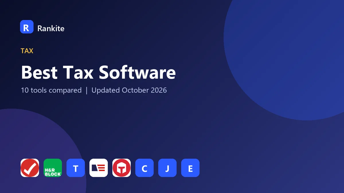 Best Tax Software in 2026: 10 Tools Compared