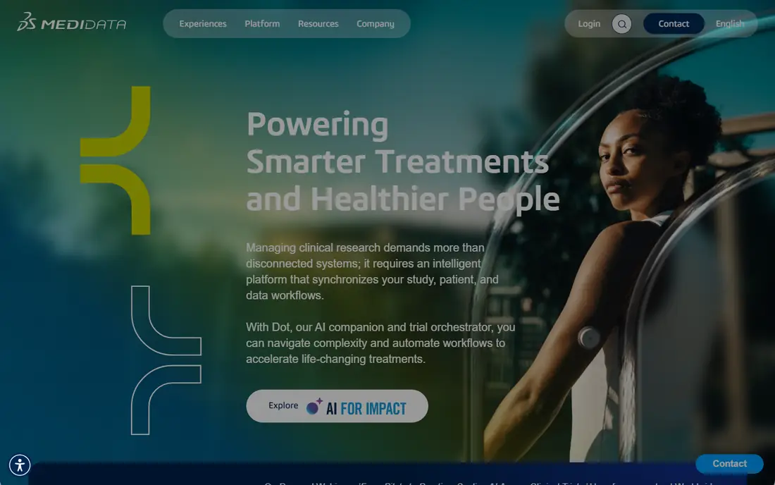 Medidata homepage